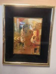 lot 124 image: Large, framed artwork by Joadoor
