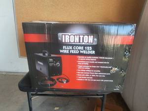 lot 5 image: Ironton Flux Core 125 Wire Feed Welder - never opened
