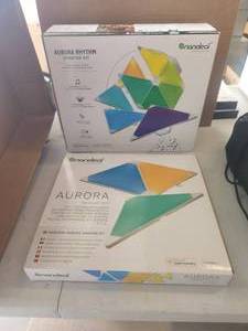 lot 39 image: Nanoleaf - Aurora Rhythm animated lights - smarter kit and expansion pack