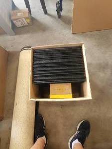 lot 101 image: Selection of wire rack shelfs with connectors