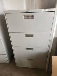 lot 71 image: lateral file cabinet with keys
