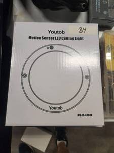 lot 84 image: Youtob motion senser LED ceiling lights