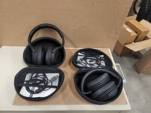 lot 108 image: Monoprice BT-300ANC Bluetooth wireless over ear noise cancellation headphones