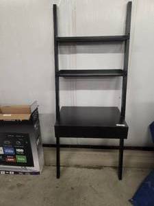 lot 126 image: Ladder style desk and shelf unit
