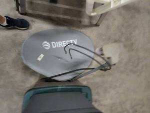lot 166 image: Damaged Direct TV dish