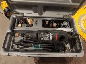 lot 246 image: Blue Point moto tool with accessories and hard case