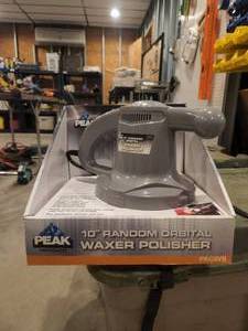 lot 235 image: Peak 10 random orbital waxer polisher - never used