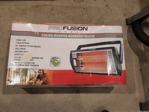 lot 255 image: Profusion ceiling mounted workshop heaters - never opened