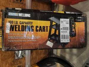 lot 253 image: Chicago Electric Welding Cart - never opened