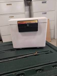 lot 67 image: Sentry fire safe document file safe with keys