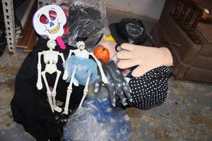 lot 108 image: Halloween Costumes and Decorations