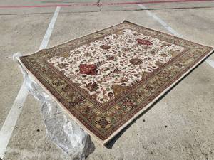 lot 40 image: Area Rug 7x9 by Capel, Beige and Green Colors