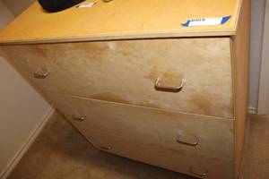 lot 99 image: Closet 3-Drawer Cabinet 37W x 22.5D x 42H