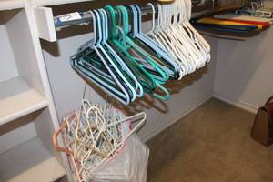 lot 102 image: Clothes Hangers as shown