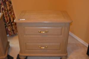 lot 13 image: 2-Drawer NightstandSide Table (matches Lot 10)