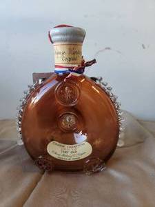 lot 1 image: Remy Martin Cognac, Louis XIII, Grande Champagne Bottle, Decanter Serial #102283, High$, Empty Display decanter
