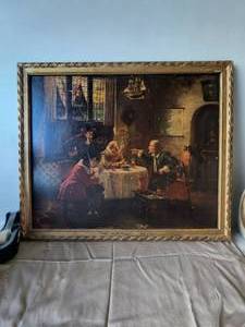 lot 5 image: Vintage Heilemans Old Style Lager - Framed Beer advertisement