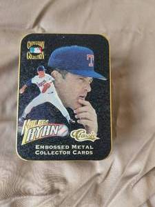 lot 7 image: Cooperstown Collection - Upper Deck Nolan Ryan Embossed metal collector cards - total of 5 in wrappers