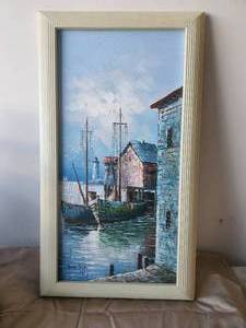 lot 13 image: Framed Max Savy artwork