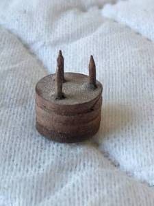 lot 26 image: Vintage Football studs (soccer cleat replacements) - very interesting