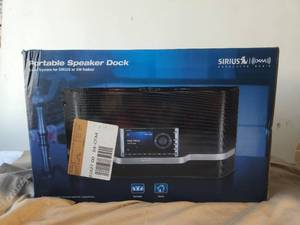 lot 51 image: Portable Speaker Dock - Sirius - XM satellite radio -