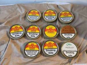 lot 53 image: Selection of 10 Royal Yacht smoking tobacco tins