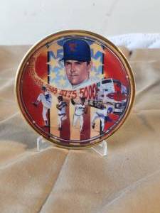 lot 60 image: Sports Impressions Superstar Collector Plate - Nolan Ryan - 1990 mini plate