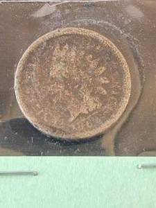 lot 106 image: 1863 Civil War Indian Head Cent