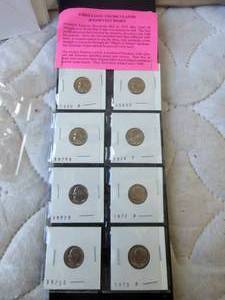 lot 112 image: Selection of 8 uncirculated Roosevelt Dimes
