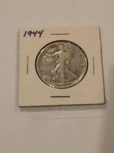lot 301 image: 1944 Walking Liberty half dollar
