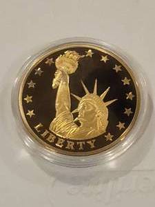 lot 250 image: 2009 24kt Symbols of Freedom Coin with COA