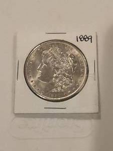 lot 141 image: 1889 Morgan Silver dollar