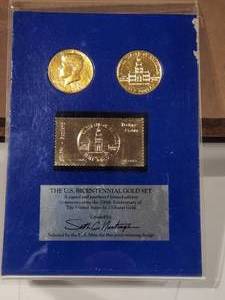 lot 242 image: The U.S. Bicentennial Gold Set - Limited Edition