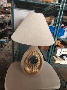 lot 296 image: Pair of Lamps - visions of the moon - heavy