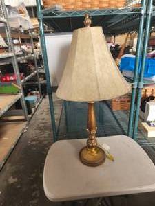 lot 287 image: Pair of Lamps and shades