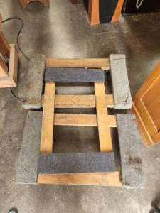 lot 316 image: Selection of 3 wooden furniture dollies