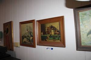 lot 50 image: Vintage Wall Art - 4 Total