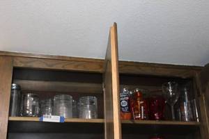 lot 83 image: Plastic and Glass Glasses