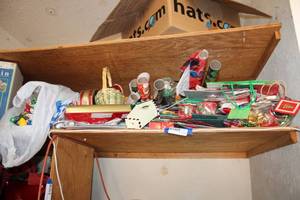 lot 170 image: Christmas Wrapping Supplies bags, ribbons, bows