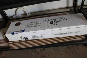lot 221 image: Ceramic Tiles (Some Woodlook - 6x24, Other Looks like White Marble Tile in Living Room)