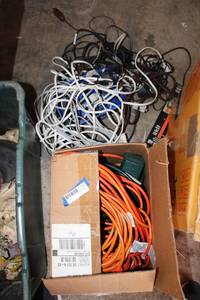lot 242 image: Various Extension Cords