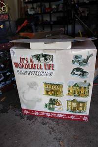 lot 238 image: Its a Wonderful Life Illuminated Village