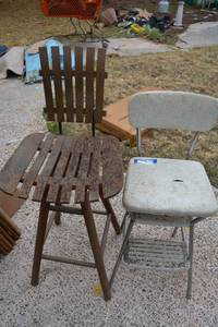 lot 251 image: Vintage Highchairs