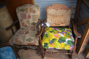 lot 278 image: Vintage Rocking Chairs