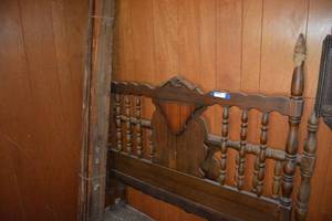 lot 283 image: Antique Spindle Bed Frame