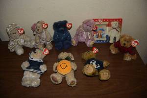lot 236 image: Ty Bears and Boyds Bear, and Libearty the Bear still in Packaging, see pictures