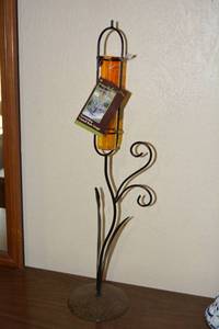 lot 74 image: Freestanding Cattail Rain Gauge