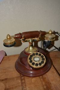 lot 89 image: Vintage Push Button Rotary Style Telephone