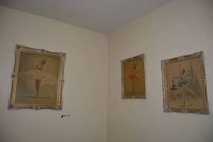 lot 93 image: Set of 3 Ballerina Wall Prints signed by artist Monte