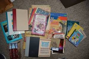 lot 137 image: Books Includes Bible Related, Health, and Kids Books